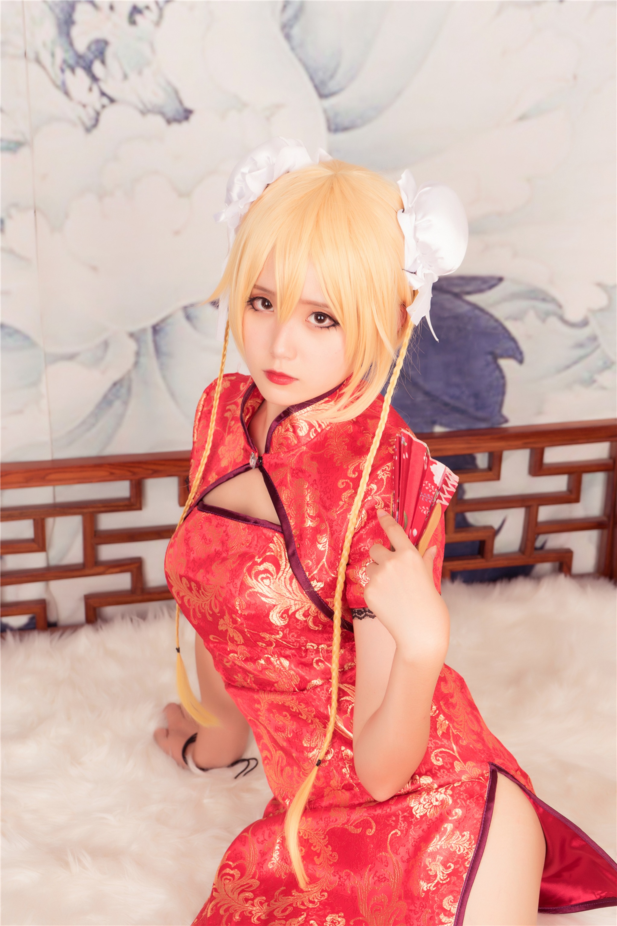 图片[1]-风之领域 – NO.180 旗袍下的黑丝 [40P]-XikXak